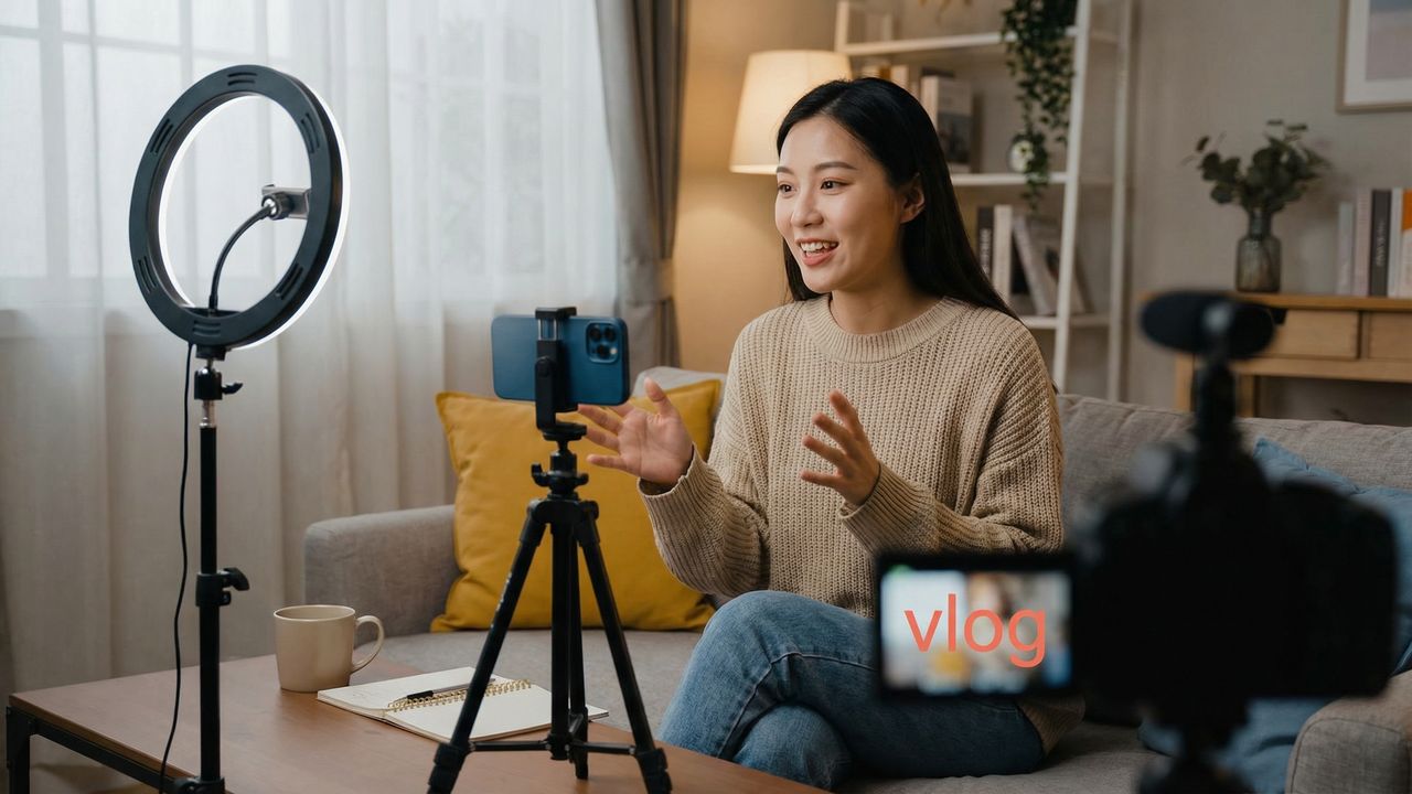 酒店自拍生活视频VLOG教程